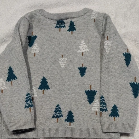 First Impressions Gray Knit Sweater - Picture 3 of 3